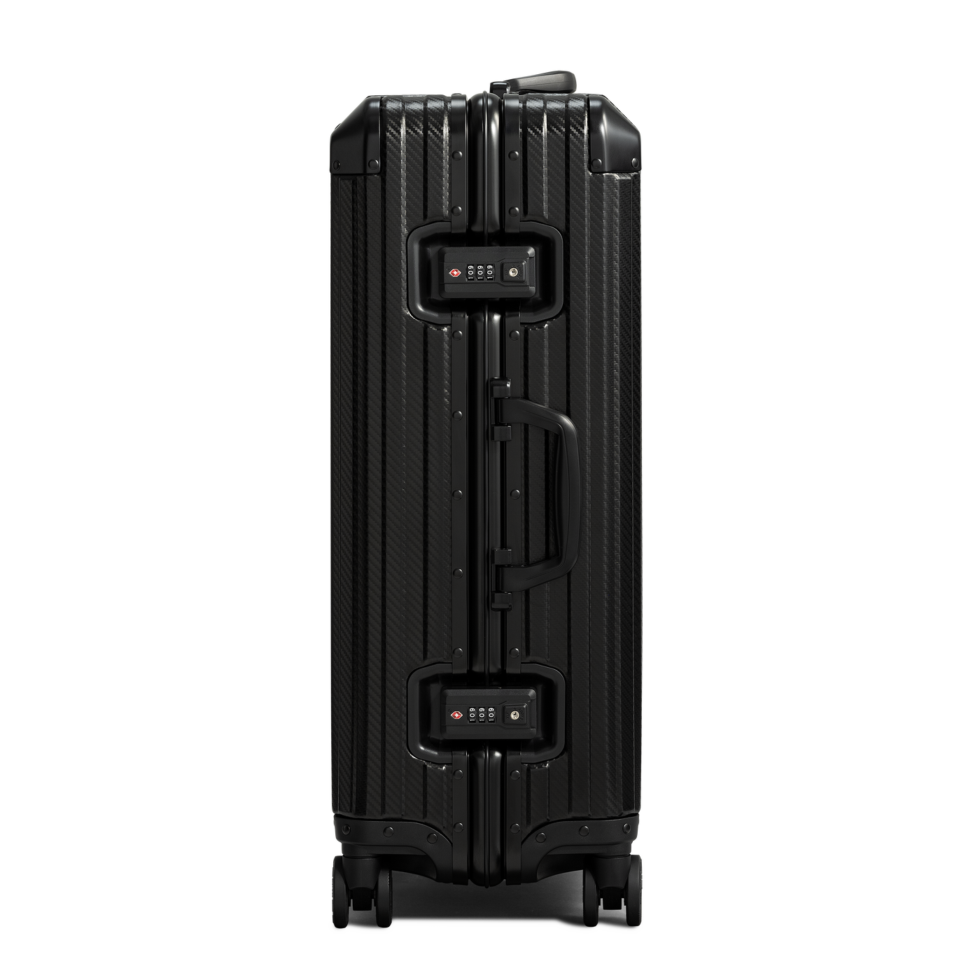 TREVA Aluminum Suitcase Black