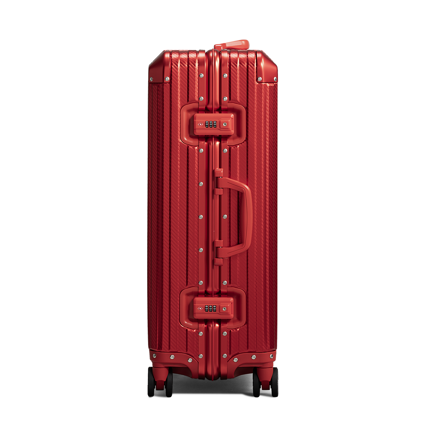 TREVA Aluminum Suitcase Red