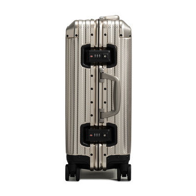 TREVA Aluminum Suitcase Champagne