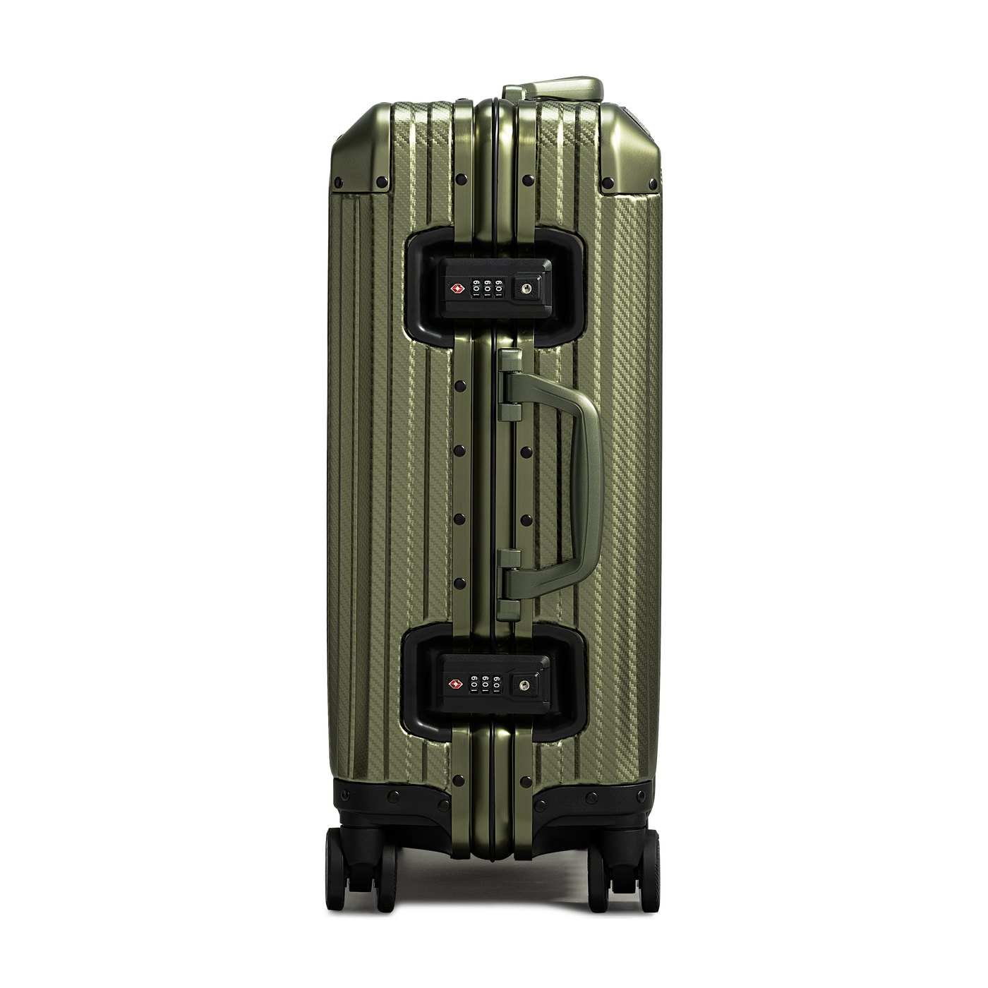 TREVA Aluminum Suitcase Army Green