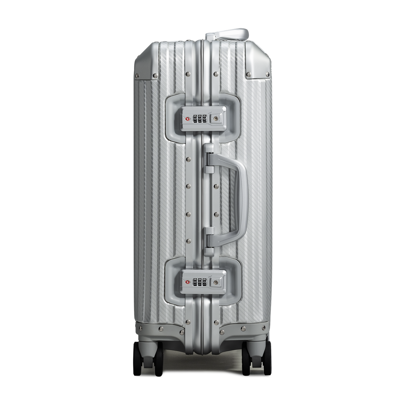 TREVA Aluminum Suitcase Silver