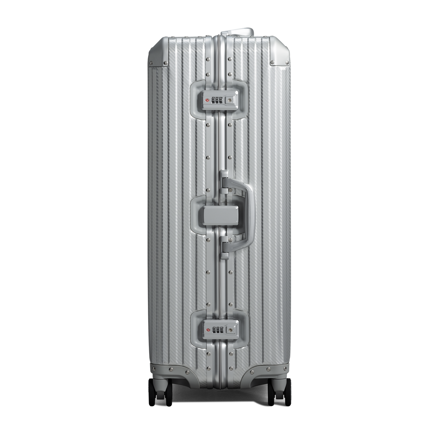 TREVA Aluminum Suitcase Silver