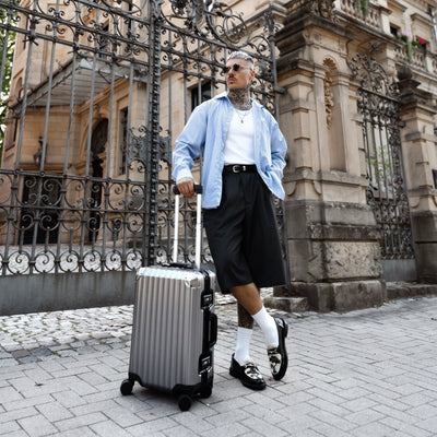 TREVA Aluminum Suitcase Gunmetal