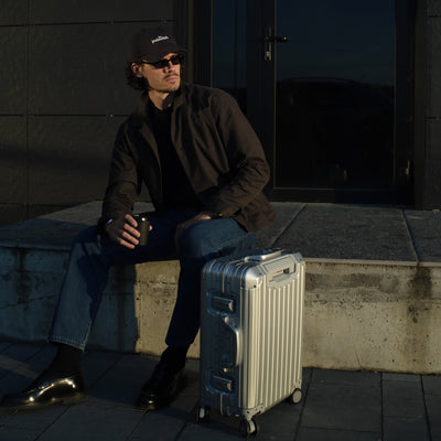 TREVA Aluminum Suitcase Silver