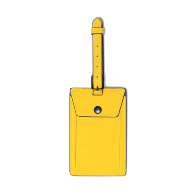 Alcantara Luggage Tag MVST#color_yellow